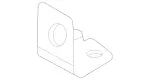 1906252100 - Cowl, Front Panel: Holder for Mercedes-Benz Image