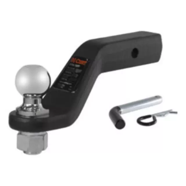 19366947 - : Tow Hitch Forged Ball Mount W\\/Ball for Cadillac: Escalade, Escalade ESV | Chevrolet: Colorado, Silverado 1500, Silverado 1500 LTD, Silverado 2500 HD, Silverado 3500 HD, Silverado EV, Suburban, Tahoe | GMC: Canyon, Sierra 1500, Sierra 1500 Limited, Sierra 2500 HD, Sierra 3500 HD, Sierra EV, Yukon, Yukon XL Image