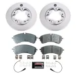 CRK9057 - : Genuine Geomet Coated Rotor and Low-Dust Ceramic Brake Pad Kit for PowerStop Image