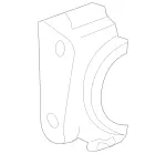 2113230640 - Springs, Suspension and Hydraulics: Holder for Mercedes-Benz: E320, E500 Image