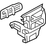 GD9Z54045E24KC - Body: End Panel for Lincoln: Continental Image