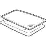 9C3Z18500A18B - Body: Sunroof Glass for Ford: Expedition, F-150, F-250 Super Duty, F-350 Super Duty, F-450 Super Duty, F-550 Super Duty | Lincoln: Blackwood, Mark LT, Navigator Image