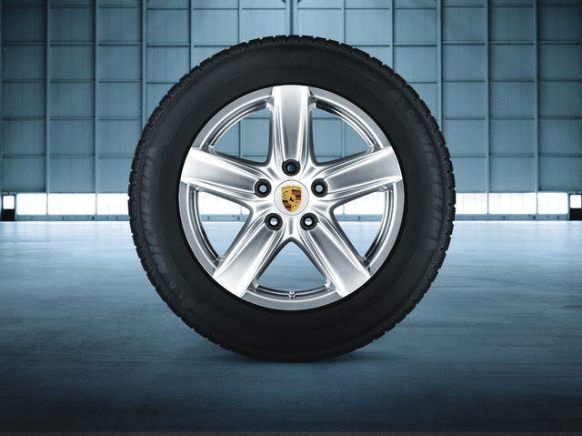 95804460062 - Wheels: 18-Inch Cayenne S Iii Winter Wheel-And-Tire for Porsche: Cayenne Image