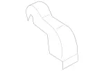 9106220201 - Body: Water Deflector for Mercedes-Benz Image