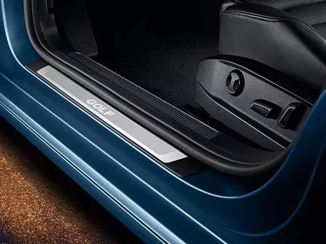 5G0071303B - Exterior: Door Sill Protection Trim With Logo (4 Door) for Volkswagen: e-Golf, Golf, Golf SportWagen, GTI Image
