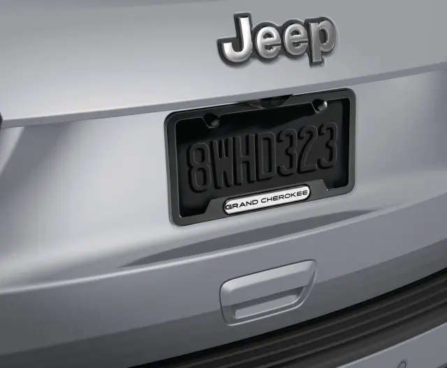 82213626AB - Exterior Accessories: License Plate Frame for Jeep: Grand Cherokee, Grand Cherokee L, Grand Cherokee WK Image