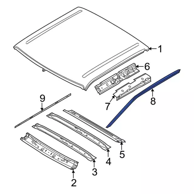 Genuine Ford Door Weatherstrip - OEM Part F81Z-2625596-AA, Keeps Your Ride Looking Fresh & Protects Value