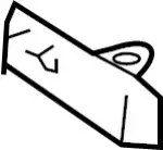 76856CG000 - : Mud Guard for Infiniti Image