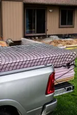 68709202AA - : Cargo Net, 6.4-foot and 5.7-foot beds, sold by Loadtamer for Dodge: Ram 1500, Ram 2500, Ram 3500 | Jeep: Gladiator | Ram: 1500, 1500 Classic, 2500, 3500 Image