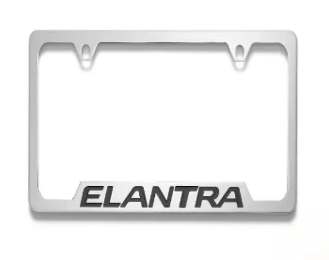 F3F39AM000 - Exterior: License Plate Frame, Thick Frame Elantra Logo for Hyundai: Elantra Image