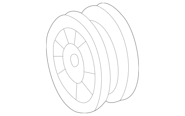 6012001070 - Cooling System: Tension Pulley for Mercedes-Benz Image