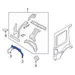 7L1Z4027887B - Body: Wheelhouse for Ford Image