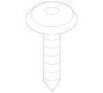 69900012 - Electrical System: Pan Head Screw W Collar for Mercedes-Benz Image