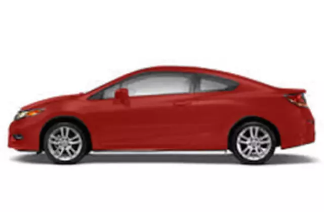 8F04TS8181A - : Side Under Body Spoiler - Coupe - Rallye Red for Honda: Civic Image