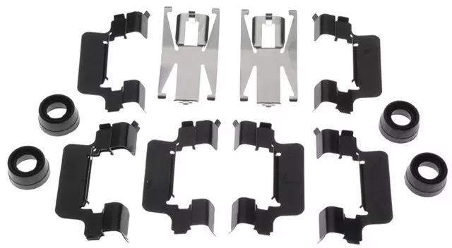 19261313 - : Rear Disc Brake Caliper Hardware Kit with Clips and Bushings for GM Image