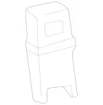 14076003417101 - : Knob, Door Lock for Mercedes-Benz Image