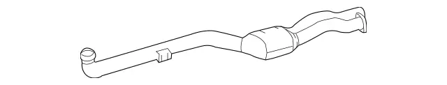 2114901419 - : Exhaust Pipe for Mercedes-Benz Image