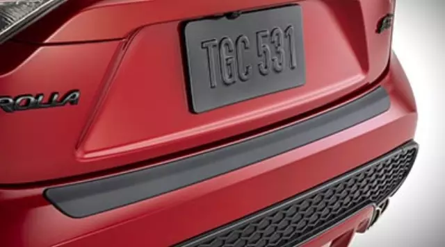 PT7380220002 - Exterior: 2020-2025 Toyota Corolla - Bumper Protector, Rear, Black for Toyota: Corolla Image