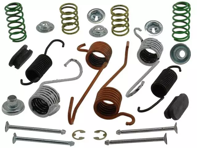 18034927 - : Rear Drum Brake Spring Kit with Springs, Pins, Retainers, Washers, and Caps for GM Image