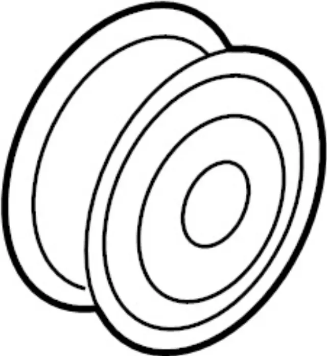 11925JK20D - Cooling System: Idler Pulley for INFINITI: EX35, EX37, FX35, FX37, G25, G35, G37, M35, M37, Q40, Q50, Q60, Q70, Q70L, QX50, QX70 Image