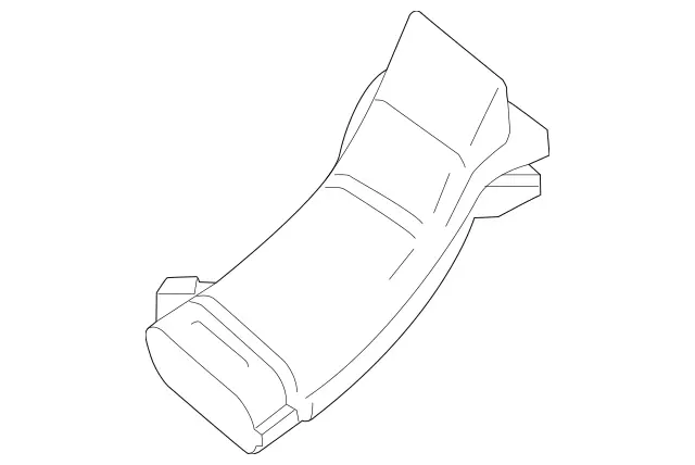 2760902537 - Chassis Sheet Metal Parts/Air Intake: Raw Air Line for Mercedes-Benz: C400, C43 AMG, C450 AMG, CLS400, E400, E43 AMG, E450, GL450, GLC43 AMG, GLE400, GLE43 AMG, GLE450 AMG, GLE550e, GLS450, ML400, S450, S550e, SL400, SL450, SLC43 AMG Image image