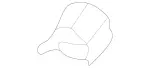 1249880278 - Covering and Lining: Turn Retainer, Fastener for Mercedes-Benz Image