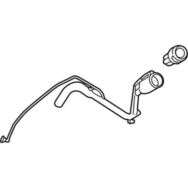 JL3Z9034G - Air &amp; Fuel Delivery: Fuel Tank Filler Neck for Ford Image