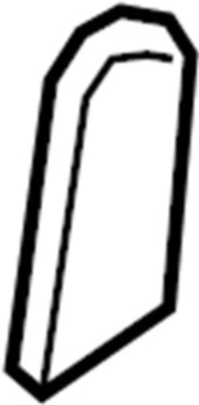 886951CB1C - Body: Hinge Cover for INFINITI: FX35, FX37, FX50, QX70 Image