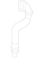 2535006000 - : Coolant Hose for Mercedes-Benz: GLC63 AMG, GLC63 AMG S Image