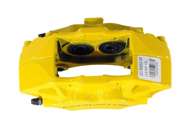 Yellow Rear Passenger Side Disc Brake Caliper Assembly - GM (22847814)
