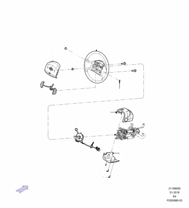 AC2Z9C888BA - Steering: Cruise Switch for Ford Image