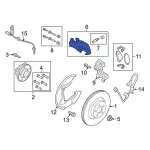 MR3Z2B120B - Brakes: Disc Brake Caliper for Ford Image