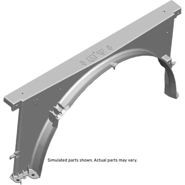 22760017 - : Engine Cooling Fan Upper Shroud for GM Image