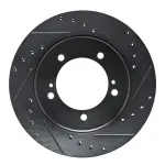 63301013R - : DFC Brake Rotor - Drilled and Slotted - Black for DYNAMIC FRICTION Image