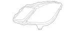 212826119164 - Electrical System: Seal, Lamp Housing for Mercedes-Benz Image