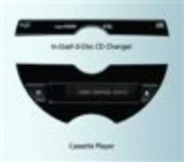 F15379BGX - Audio/Video: In-Dash 6-Disc CD Changer Trim Panel for Mazda Image