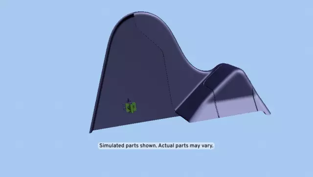 15255037 - Body: Hinge Cover for Hummer: H3 Image