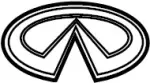 90891CG000 - Body: Emblem for INFINITI: FX35, FX45 Image