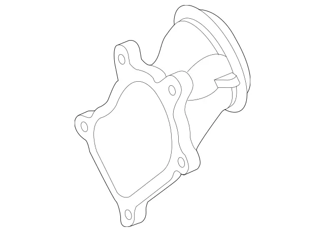 2751421515 - Engine: Flange for Mercedes-Benz Image