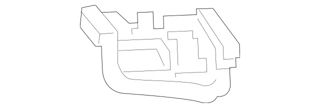 177636070164 - Body: Rear Bracket for Mercedes-Benz Image