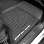 23452752 - : 2015-2020 GM Floor Mats All-Weather Front W/Logo for Cadillac: Escalade, Escalade ESV Image