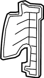 215595VG0A - Cooling System: Air Guide for INFINITI: QX50, QX55 Image