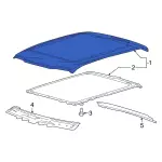 ML3Z1650202A - Body: Roof Panel for Ford Image