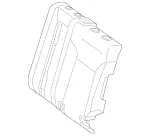 1669201716 - : Padding, Rear Seat Backrest for Mercedes-Benz Image