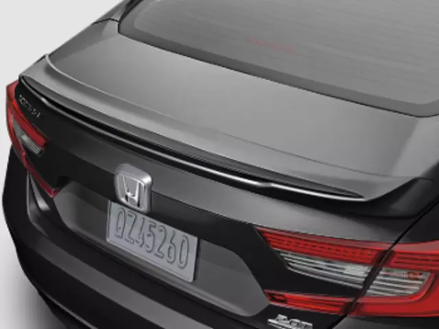 8F10TVA150 - Exterior: Trunk Spoiler - Crystal Black Pearl for Honda: Accord, Civic Image