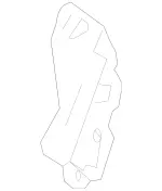 21291821308P60 - : Air Bag Door for Mercedes-Benz Image