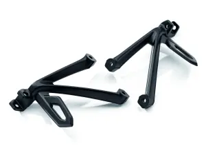                                     Passenger Footrest Brackets, Black
                                
