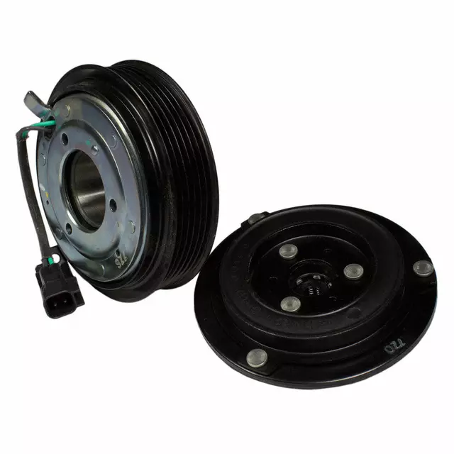 8S4Z19D784AA - HVAC: Clutch &amp; Pulley for Ford: Focus, Transit Connect Image