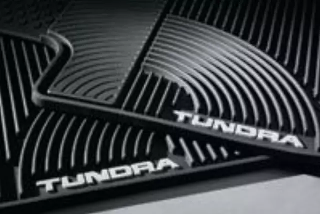 2007-2011 Toyota Tundra - Floor Mats, All Weather, Campaign Front Set - Toyota (PT908-3400W-02)