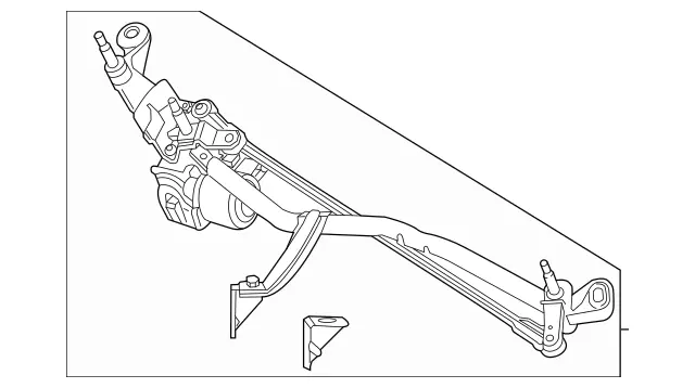 2238207708 - Electr. System: Wiper System for Mercedes-Benz: 350SD, Maybach S580, Maybach S680, S500, S580, S580e, S63 AMG E Performance Image